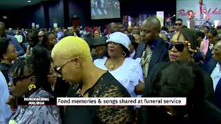 Emotional performance from Zahara at Robbie Malingas funeral [upl. by Ynomrah]