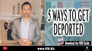 Reasons a US Immigrant can get deported  USA Immigration Lawyer 🇺🇸 [upl. by Gianna]