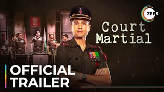 Court Martial  Official Trailer  Rajeev Khandelwal  Streaming Now On ZEE5 [upl. by Hellah]