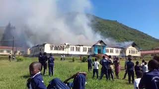 Hartzell High School Gutted By Fire [upl. by Eelah888]