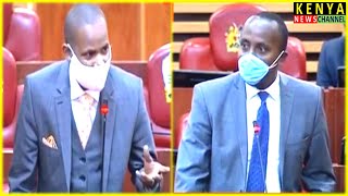 Babu Owino angrily teaches John Kiarie English in Parliament Drama [upl. by Also]