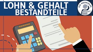 Lohn amp Gehaltsabrechnung  Bruttoentgelt Abzüge AN und AGAnteil Nettoentgelt amp Beispiel [upl. by Lippold]