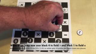 Damath  Play Checkers and learn Mathematics simultaneously [upl. by Sivam]