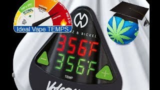 PERFECT Vaporizer Temperature For THC or CBD  GUIDE [upl. by Zoarah810]