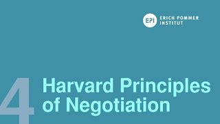 The Harvard Principles of Negotiation [upl. by Anjali229]