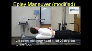 Epley Maneuver modified [upl. by Jorgenson]