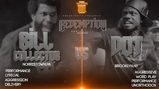 DOT VS BILL COLLECTOR SMACK URL RAP BATTLE  URLTV [upl. by Greenland]