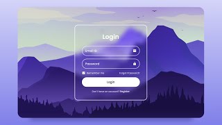 Login Form Using HTML amp CSS [upl. by Eniger]