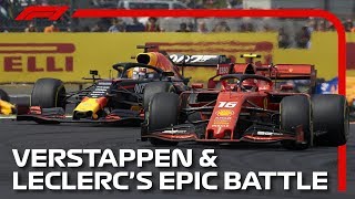 Verstappen And Leclercs Epic Silverstone Battle  2019 British Grand Prix [upl. by Ynnor]