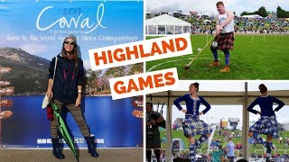 Scottish Highland Games in Dunoon Scotland 2017 Cowal Highland Gathering [upl. by Skyla210]