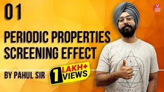 Periodic Properties L1  Screening Effect  Class 11 Chemistry  JEE Main  IIT JEE MAINS  Vedantu [upl. by Caesaria]