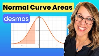 Find an Area Under The Normal Curve in Desmos [upl. by Frans]