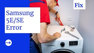 How To Fix Samsung Washing Machine 5ESE Error [upl. by Harness]