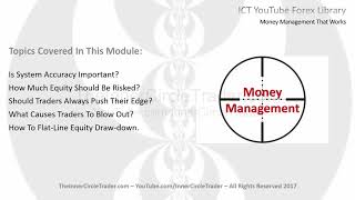 ICT Forex  Money Management That Works [upl. by Reyem203]