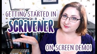 Getting Started in Scrivener OnScreen Demo [upl. by Llehsad]