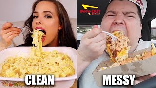 CLEAN VS MESSY MUKBANGERS [upl. by Wilden]