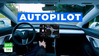 Tesla Model Y How To Use Autopilot [upl. by Ordway622]