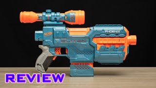 REVIEW Nerf Elite 20 Phoenix CS6  The New Stryfe [upl. by Doownil]