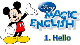 Magic English 1  Hello  ENGLISH WITH CARTOONS FOR KIDS [upl. by Clite]