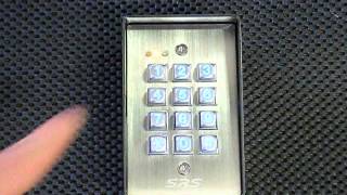 DC60SS Access Control Keypad  Changing the Master code [upl. by Christophe264]