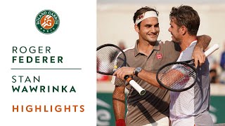 Roger Federer vs Stan Wawrinka  Quarterfinals Highlights  RolandGarros 2019 [upl. by Dickens]