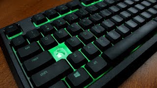 Razer Ornata keyboard review Razer MechaMembrane [upl. by Zailer]