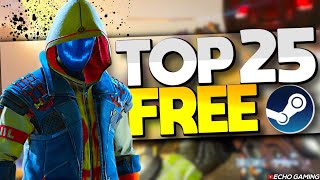 Top 25 Best FREE to Play Games on Steam [upl. by Yelsek]