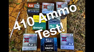 410 Ammo Test [upl. by Nnil422]