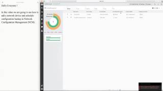 Add a Network device and configure Schedule backup in ManageEngine NCM [upl. by Blinni358]