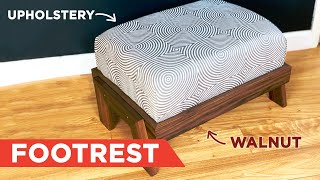 How to Build a FootrestFootstool  Woodworking amp Upholstery  Workshop Republic [upl. by Eadnus717]