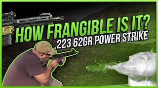 How Frangible Is It 223 62gr Power Strike [upl. by Elahcim]