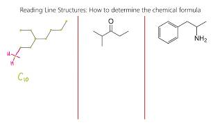 Reading Skeletal Line Structures Organic Chemistry Part 1 [upl. by Rfinnej]