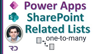 Power Apps working with SharePoint List Relationships [upl. by Mable57]