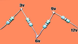 Simple Voltage Regulator Circuit With Resistor Only [upl. by Mellen656]