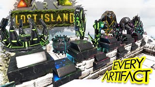 ALL Artifacts on ARK Lost Island Guide [upl. by Arny]