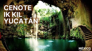 Cenote Ik Kil en Yucatán  Muy cerca de Chichén Itzá  El Cenote Sagrado Azul [upl. by Etnaud]