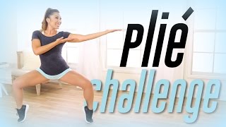 Plie Squat Challenge  Best Thigh Workout [upl. by Lorusso32]