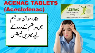 Aceclofenac 100 mg tablet uses  Aceclofenac side effects  acenac 100 mg tablet uses [upl. by Tedda]