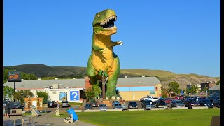 Drumheller Alberta  worlds largest dinosaur and Hoodoos [upl. by Hugo410]