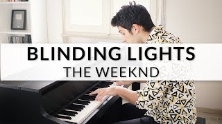 Blinding Lights  The Weeknd  Piano Cover  Sheet Music [upl. by Hujsak]