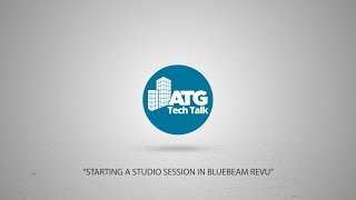 Starting a Studio Session in Bluebeam Revu [upl. by Fari]