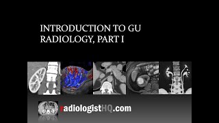 Introduction to Genitourinary Radiology Part I [upl. by Aicilf]