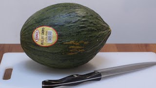 How to eat Piel de Sapo  Santa Claus Melon  Taste Test [upl. by Eslehc]