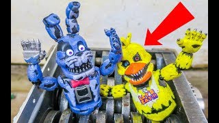 Shredding Funko Five Nights at Freddys Action Figures Whats Inside [upl. by Oniram854]