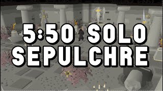 OSRS  Hallowed Sepulchre 550 Solo [upl. by Sofko117]