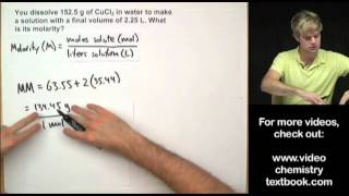 Molarity Practice Problems [upl. by Hescock]