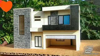 Maqueta de una casa tutorial [upl. by Ahsotan]