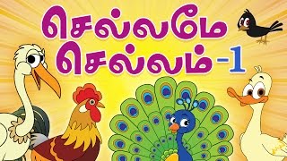 Chellame Chellam Tamil Rhymes Vol 1  NonStop Compilations  Tamil Rhymes for Children [upl. by Artaed]