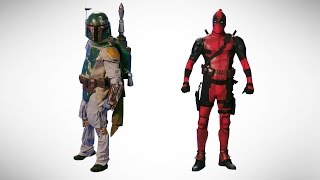 Deadpool vs Boba Fett Epic Dance Battle of History [upl. by Nerrag]