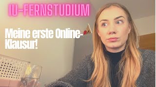 Meine erste Online Klausur🧑🏼‍🎓 Erfahrungsbericht IUFernstudium [upl. by Ettenrahs]